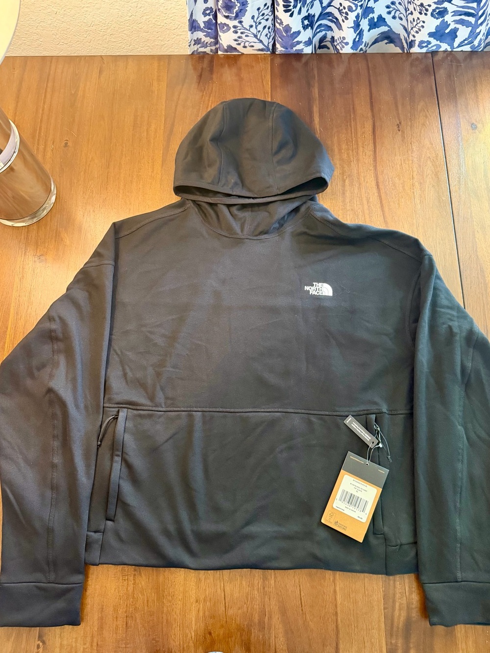 The North Face Black Crop Hooded Pullover Hoodie